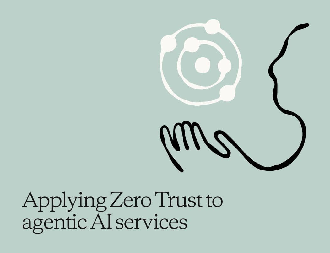 Applying Zero Trust to agentic AI services